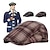 billige Den store Gatsby-Retro / vintage Brølende 20&#039;ere 1920&#039;erne Baret Hat Flad kasket hat Den store Gatsby Gangster Herre Alle Nytår Fest Festival Hat