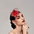 cheap Fascinators-Vintage Style Elegant &amp; Luxurious Tulle / Feathers Fascinators / Hats / Headwear with Floral / Beading 1PC Wedding / Ladies Day / Melbourne Cup Headpiece