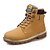 cheap Men&#039;s Boots-Men&#039;s Boots Snow Boots Work Boots Winter Boots Daily Hiking Shoes Cowhide Mid-Calf Boots Yellow Brown Black Winter