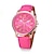 preiswerte Quarz-Uhren-Genf Damen Quarz uhr Draussen Lässige Uhr Armbanduhr Analog WASSERDICHT Lederband Beobachten