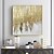 cheap Abstract Paintings-Oil Painting Handmade Hand Painted Wall Art Modern Gold Abstract  Home Decoration Decor Stretched Frame Ready to Hang