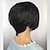 Недорогие Натуральные парики без шапочки-основы-Короткие человеческие волосы черного цвета с челкой, не кружевные бразильские волосы, парик с стрижкой пикси для чернокожих женщин, машинное производство, человеческие волосы, парик боб