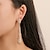 cheap Earrings-Women&#039;s Drop Earrings Pear Cut Drop Luxury Sweet Earrings Jewelry Rose Gold / Silver / Gold For Wedding Festival 1 Pair