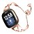 voordelige Horlogebandjes voor Fitbit-1 pcs Slimme horlogeband voor Fitbit Versa 3 / Sense fitbit sense / Versa 3 Roestvrij staal Smartwatch Band Bling Diamant Zakelijke band sieraden armband Vervanging Polsbandje