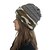 cheap Beanie Hat-Women&#039;s Hat Beanie / Slouchy Black Wine Dark Gray Outdoor Home Street Knitted Color Block Portable Windproof Comfort