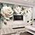 baratos Papel de parede floral e plantas-adesivo de parede de papel de parede cobrindo adesivo de impressão necessário efeito 3d flor flor tela decoração para casa