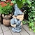 preiswerte Gartenskulpturen &amp; Statuen-Harz Spaß Elf-Charakter Ornamente Display Schimmel Simulation lustige Gnome Miniatur Zwerg Figur Statue Gartendekoration für Terrasse