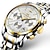 baratos Relógio Automático-Ontheedge relógios masculinos de luxo moda negócios quartzo relógio de aço inoxidável à prova d&#039;água cronógrafo