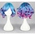 cheap Costume Wigs-Kadiya Cosplay Wig Short Curly Colorful Lolita Zipper Cosplay  Party Hair Halloween Wig