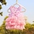 billiga Hundkläder-hundkjol kattkläder vår och sommar husdjurskläder bedårande tutu hundklänningar randiga mesh valp hund prinsessklänningar (rosa, s)