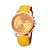 voordelige Quartz-horloges-Genève Dames Quartz horloges Voor buiten Vrijetijdshorloge Polshorloge Analoog WATERDICHT Lederen Band Horloge