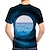 billiga pojkes 3d t-shirts-Pojkar 3D Grafisk Färgblock 3D Print T-shirt Kortärmad 3D-tryck Sommar Aktiv Sport Streetwear Polyester Konstsilke Barn