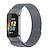 זול צפו להקות עבור Fitbit-להקת שעונים חכמה מותאם ל פיטביט Charge 5 מתכת אל חלד שעון חכם רצועה אלסטי סוגר מגנטי להקת מטאל תַחֲלִיף צמיד