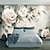 cheap Floral &amp; Plants Wallpaper-Mural Wallpaper Wall Sticker Covering Print Adhesive Required 3D Effect Blossom Flower Canvas Home Décor