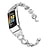 billige Urremme til Fitbit-Smartwatch bånd til Fitbit Charge 5 Fitbit Charge 5 Rustfrit stål Smartwatch Rem Bling diamant Forretningsbånd Smykke armbånd Udskiftning Armbånd
