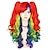 Недорогие Парики к костюмам-14 дюймов радужный парик короткий кудрявый парик с челкой синтетические парики женщины девушки красочные парики гордость наряды парик на Хэллоуин
