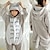 cheap Kigurumi Pajamas-Kid&#039;s Kigurumi Pajamas Cat Animal Patchwork Onesie Pajamas Pajamas Polar Fleece Cosplay For Boys and Girls Christmas Animal Sleepwear Cartoon