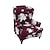 abordables Couverture de chaise à oreilles-1 ensemble de 2 pièces housse de chaise à oreilles extensible à imprimé floral housses de chaise à oreilles housses de fauteuil à oreilles en tissu spandex avec fond élastique pour salon décor de