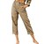voordelige Yogakleding-dames linnen yoga broek met hoge taille zijzakken bodems effen kleur donkergrijs abrikoos legergroen linnen yoga fitness gym training zomersport activewear / atletisch / athleisure
