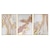 billiga Abstrakta målningar-oljemålning 100 % handgjord handmålad väggkonst på duk gyllene rosa marmor vertikal abstrakt landskap samtida modern heminredning dekor rullad duk utan ram osträckt