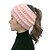 cheap Super Sale-Women&#039;s Hat Beanie / Slouchy Black Pink Wine Outdoor Home Street Knitted Portable Windproof Comfort Pure Color