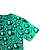 זול חולצות תלת מימד של ילד-ילדים בנים חולצה קצרה שרוולים קצרים תלתן הדפסת תלת מימד הדפסת 3D קולור בלוק בית הספר יומי בָּחוּץ פעיל סגנון רחוב ספורט 3-12 שנים / קיץ