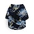 tanie Ubrania dla psów-Koszulka hawajska dla psa 2 sztuki ubranka dla szczeniąt dla małych średnich dużych psów chłopiec oddychająca koszulka dla psa z drzewa kokosowego odzież dla zwierząt strój dla kota dla chihuahua