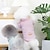 tanie Ubrania dla psów-dzianina sweterek dla psa 3 paczki z golfem szczeniaki zimowe ubrania dla małych średnich psów dziewczynka chłopiec chihuahua zwykły piesek bluzy płaszcze strój kota odzież odzież (# 1, średnia)
