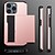 billige iPhone-etuier-Telefonskal til Apple iPhone 15 Pro Max Plus iPhone 14 13 12 11 Pro Max X XR XS 8 7 Plus Bagside Cover Wallet Case Stødsikker Solid Farve PC
