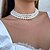 cheap Necklaces &amp; pendants-an  n  jewelry small fragrance style retro pearl stacking clavicle necklace simple  cold braided beaded necklace female