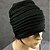 baratos Chapéu de gorro-Mulheres Chapéu Beanie / Slouchy Preto Marron Cinzento Ao ar livre Rua Dia a Dia Pregueado Cor Sólida Cor imaculada Portátil Da Moda