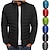 cheap Men&#039;s Downs &amp; Parkas-Men&#039;s Athletic Winter Quilted Full Zip Zipper Pocket Polyester Thermal Warm Windproof Breathable Soft Solid Colored Stand Collar Regular Fit Black Red Navy Blue Royal Blue Vest