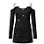 voordelige Damesjurken-Dames Schede jurk Mini-jurk Zwart Lange mouw Heldere kleur Blote rug Zomer V-hals Stijlvol Sexy 2022 S M L XL XXL