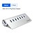 cheap Cables &amp; Adapters-ORICO Aluminum 7 Ports USB 3.0 HUB With 12V Power Adapter OTG Hub USB Multiple Port Extension For PC Macbook Computer Accessories