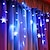 billiga LED-ljusslingor-3,5 m 96 leds snöflinga gardin strålkastare ledde jul gardin ljus vardagsrum sovrum jul nyår bröllop alla hjärtans dag dekoration