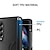 voordelige Samsung-hoesje-telefoon hoesje Voor Samsung Galaxy Z Fold 3 Achterkant Kaarthouder Stofbestendig Schokbestendig Effen TPU PC PU-nahka