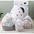 billige Klesoppbevaring-tykk grovmasket vaskepose, undertøy, BH, pleiepose, hjemmevaskemaskin, spesiell nettingpose for vask av klær, stor nettlomme