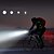 Недорогие Велосипедные фары и рефлекторы-передний велосипедный фонарь / задние фонари светодиодные велоспорт быстросъемный портативный водонепроницаемый литий-полимерный 200 лм кемпинг / походы / спелеология