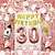 cheap Birthday &amp; Baby Shower-Happy 30th Birthday Decorations for Her,30 Birthday Decorations for Women,121Pcs 30th Birthday Balloons Party Supplies,30 Years Birthday Decorations Including Banner Fringe Curtain And Balloons Kits