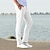 Χαμηλού Κόστους λινό παντελόνι-Ανδρικά Λευκά παντελόνια Παντελόνια Καλοκαίρι παντελόνι Παντελόνι παραλίας Casual παντελόνι Κορδόνι Ελαστική μέση Σκέτο Αναπνέει Ελαφρύ Πλήρες μήκος Γιόγκα Causal Καθημερινά Μείγμα Βαμβακιού Βασικό