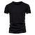 economico Magliette casual da uomo-Unisex maglietta Liscio Girocollo Manica corta Abbigliamento Essenziale Informale Classico