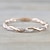 baratos Pulseiras e pulseiras-anel de torção de diamante anel de casal moda simples jóias femininas
