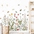 baratos Adesivos de Parede Decorativos-animais florais &amp; adesivos de parede de plantas quarto sala de estar decalque de parede de decoração de casa em pvc pré-colado removível 2 unidades