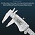 cheap Measuring &amp; Gauging Tools-Digital Caliper 6 Inch Caliper Measuring Tool IP54 Waterproof Protection with Stainless Steel Micrometer Vernier Caliper with Inch Metric Fraction Large LCD Screen