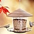cheap Backyard Birding &amp; Wildlife-Bird Feeder Waterproof Gazebo Hanging Bird Feeders Outdoor Container with Hang Rope Feeding House Type Bird Feeder Aves Decor Garden Decor