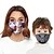 cheap Accessories-Mommy and Me Face Mask Cat Check Animal Daily Print Multicolor Black Gray Active Matching Outfits / Fall / Spring / Casual