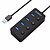 cheap Cables &amp; Adapters-ORICO 4 Port USB 3.0 HUB With Individual Power Switches Multi USB Splitter OTG Adapter for PC Computer Laptop Accessories