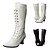 abordables années 1930-bottes à lacets blanches pour femmes de style victorien avec détails en dentelle et talons mi-hauts pour une tenue élégante et vintage