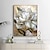 tanie Obrazy z kwiatami/roślinami-Obraz olejny ręcznie malowane ściany sztuki nowoczesne abstrakcyjne złoty kwiat jako prezent wystrój domu wystrój walcowane płótno bez ramki nierozciągnięte