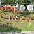 economico Hangings da parete all&#039;aperto-mongolfiera wind spinner arcobaleno appeso wind spinner garden outdoor decor regalo per bambini festival celebrazione mongolfiera